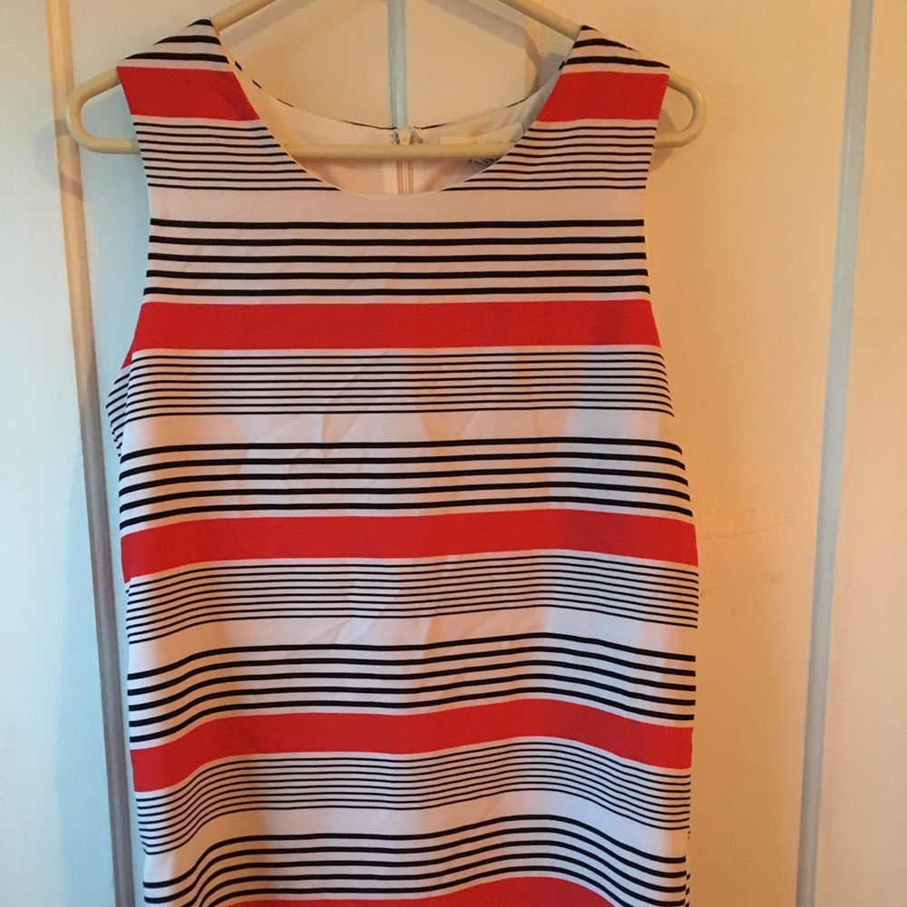 Mid length striped dress